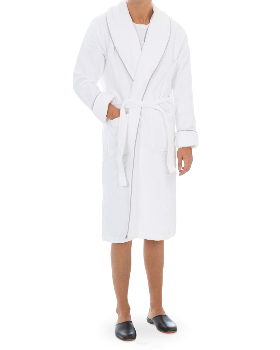 Herren | Schlafanzüge & Bademäntel | GANT | Premium Velour Robe White
