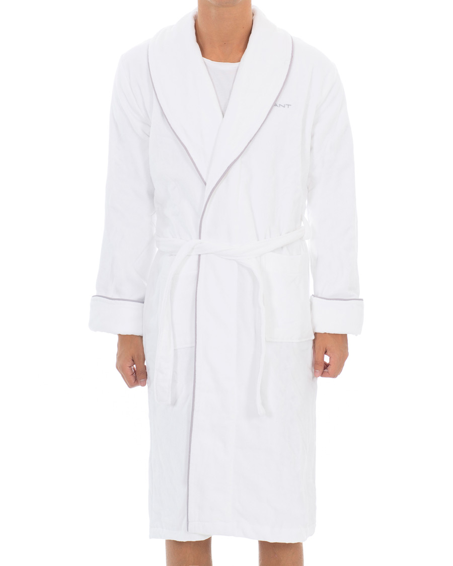 Herren | Schlafanzüge & Bademäntel | GANT | Premium Velour Robe White