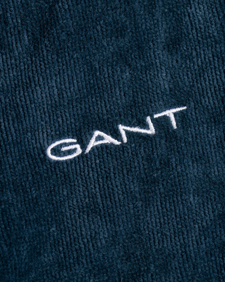 Herren | Schlafanzüge & Bademäntel | GANT | Premium Velour Robe Evening Blue