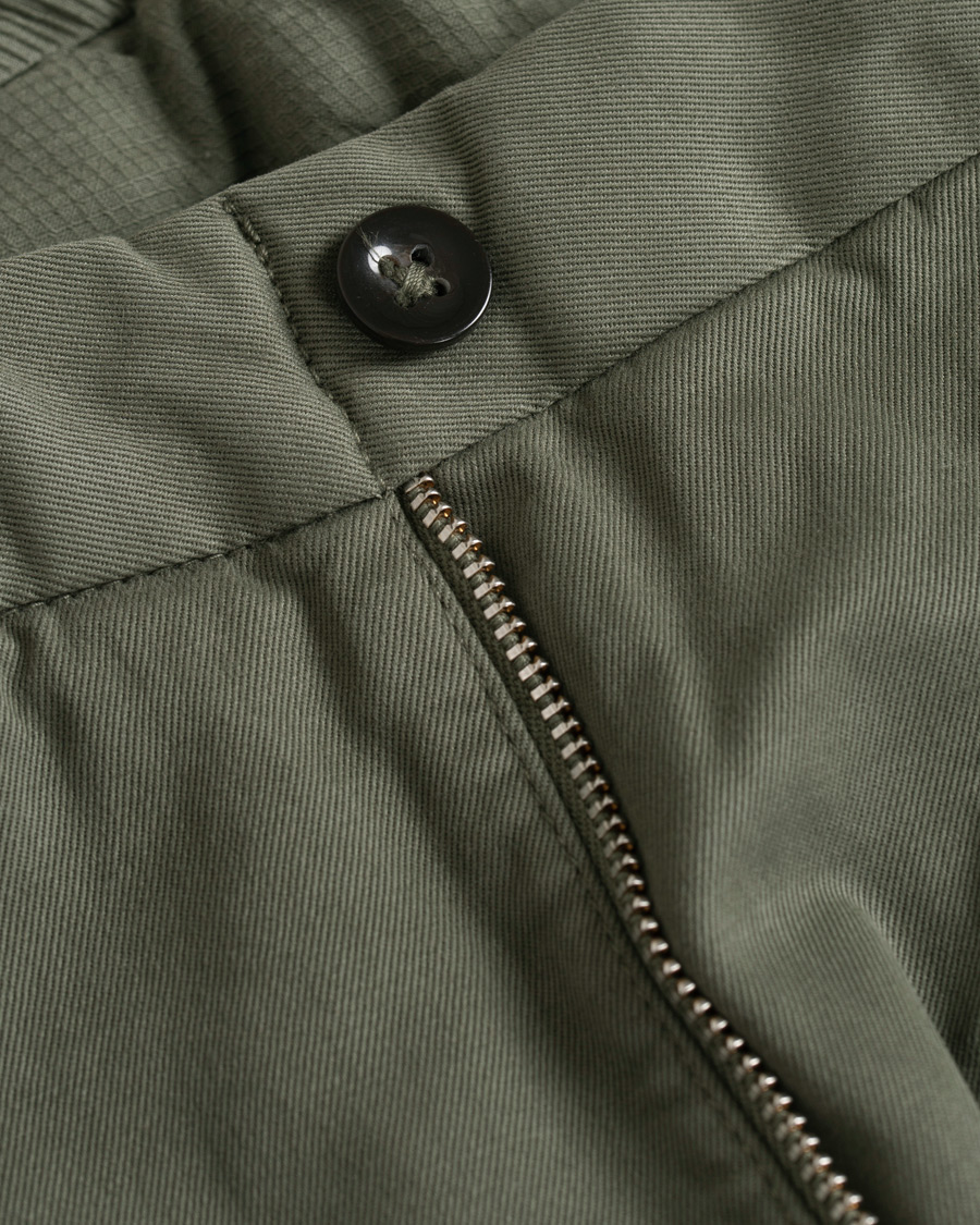 Herren | Hosen | Incotex | Slim Fit Comfort Chino Forest Green