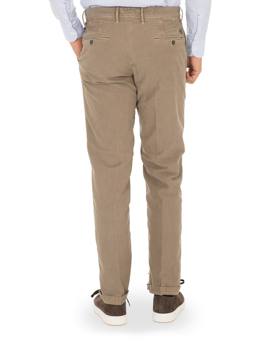 Herren | Hosen | Incotex | Regular Fit Garment Dyed Washed Slacks Sand