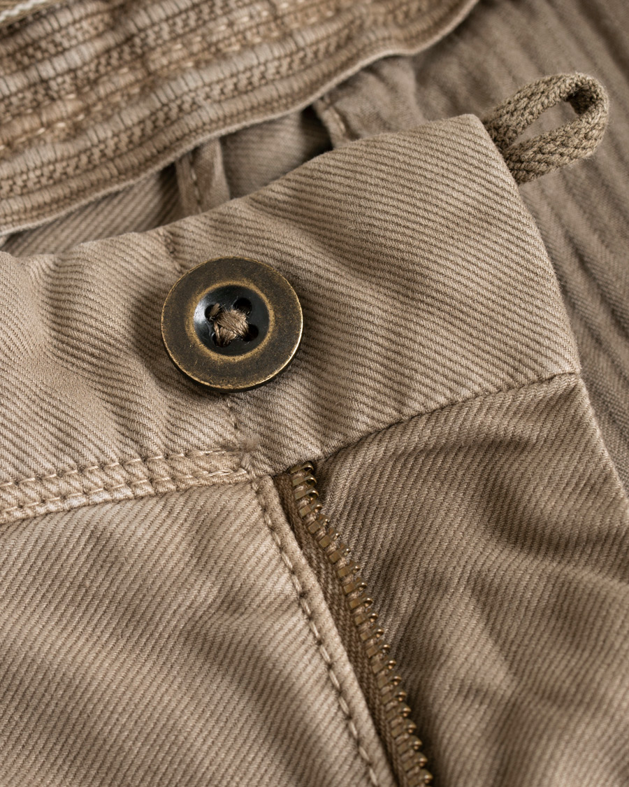 Herren | Hosen | Incotex | Regular Fit Garment Dyed Washed Slacks Sand