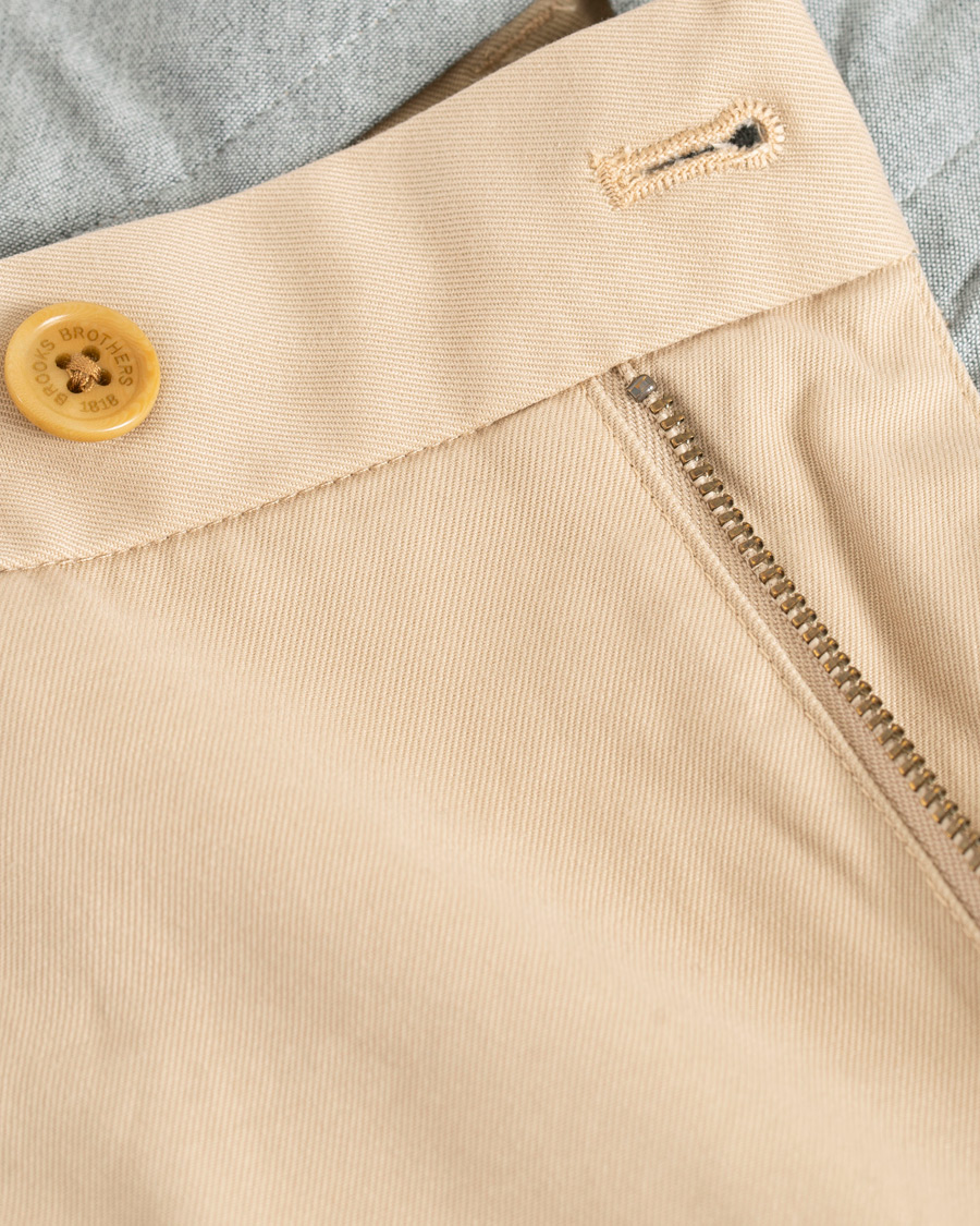 Herren | Hosen | Brooks Brothers | Milano Dyed Stretch Chino Khaki