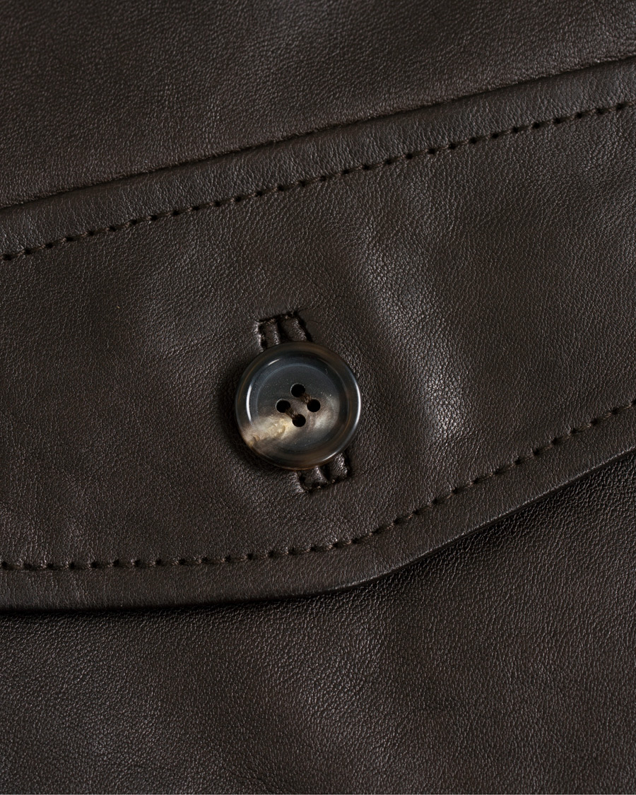 Herren | Jacken | Brooks Brothers | Aviator Shearling Bomber Jacket Vintage Brown
