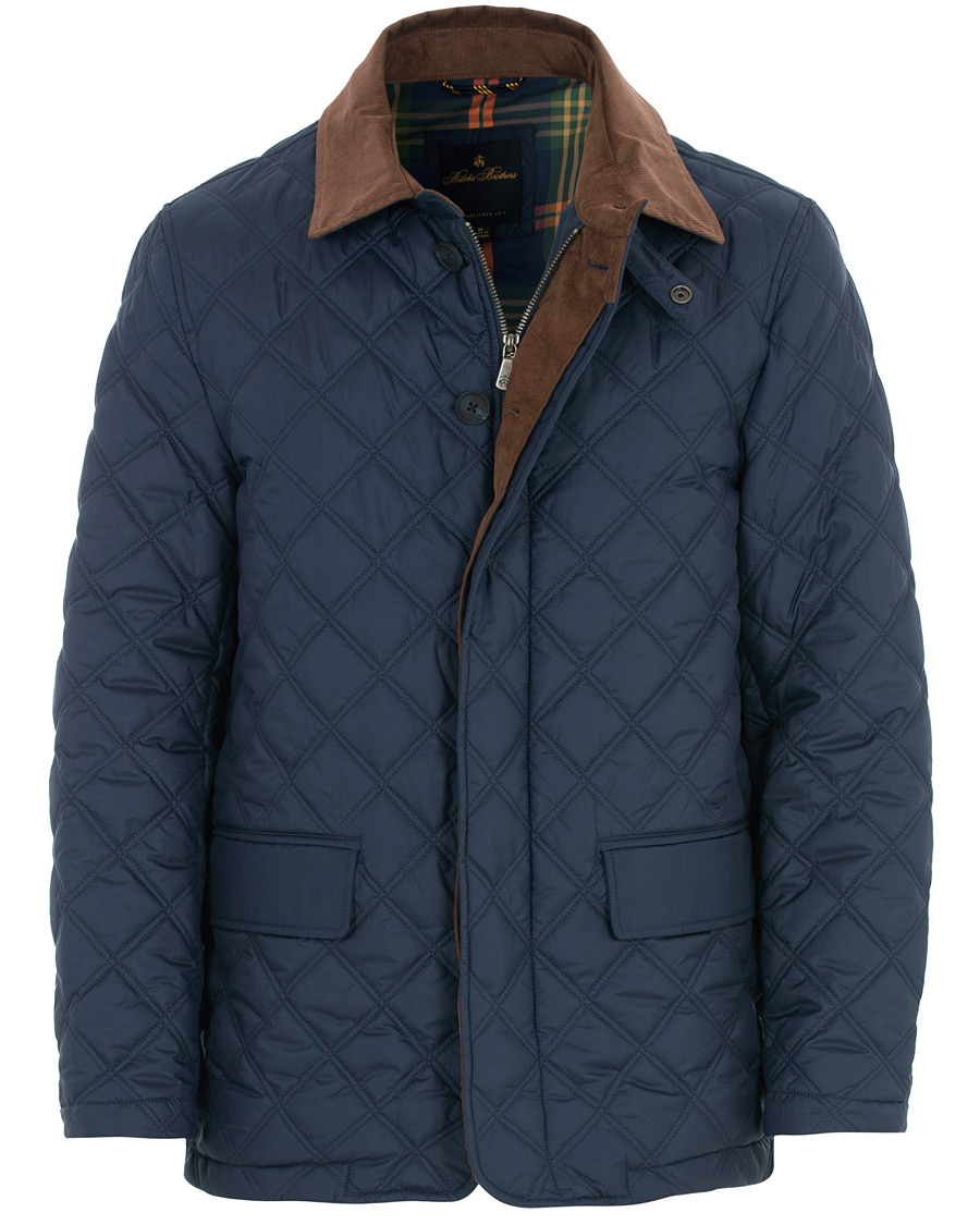 Herren | Jacken | Brooks Brothers | Quilted Husky Padded Jacket Navy
