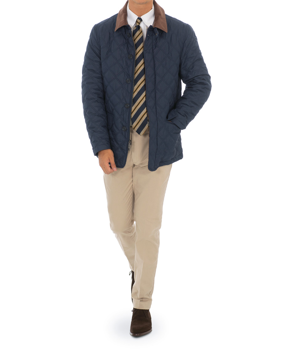 Herren | Jacken | Brooks Brothers | Quilted Husky Padded Jacket Navy