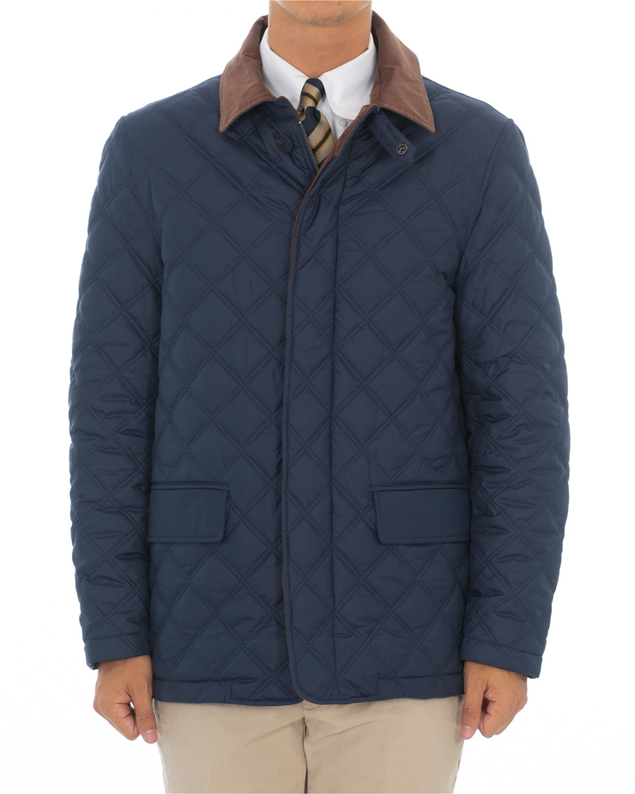 Herren | Jacken | Brooks Brothers | Quilted Husky Padded Jacket Navy