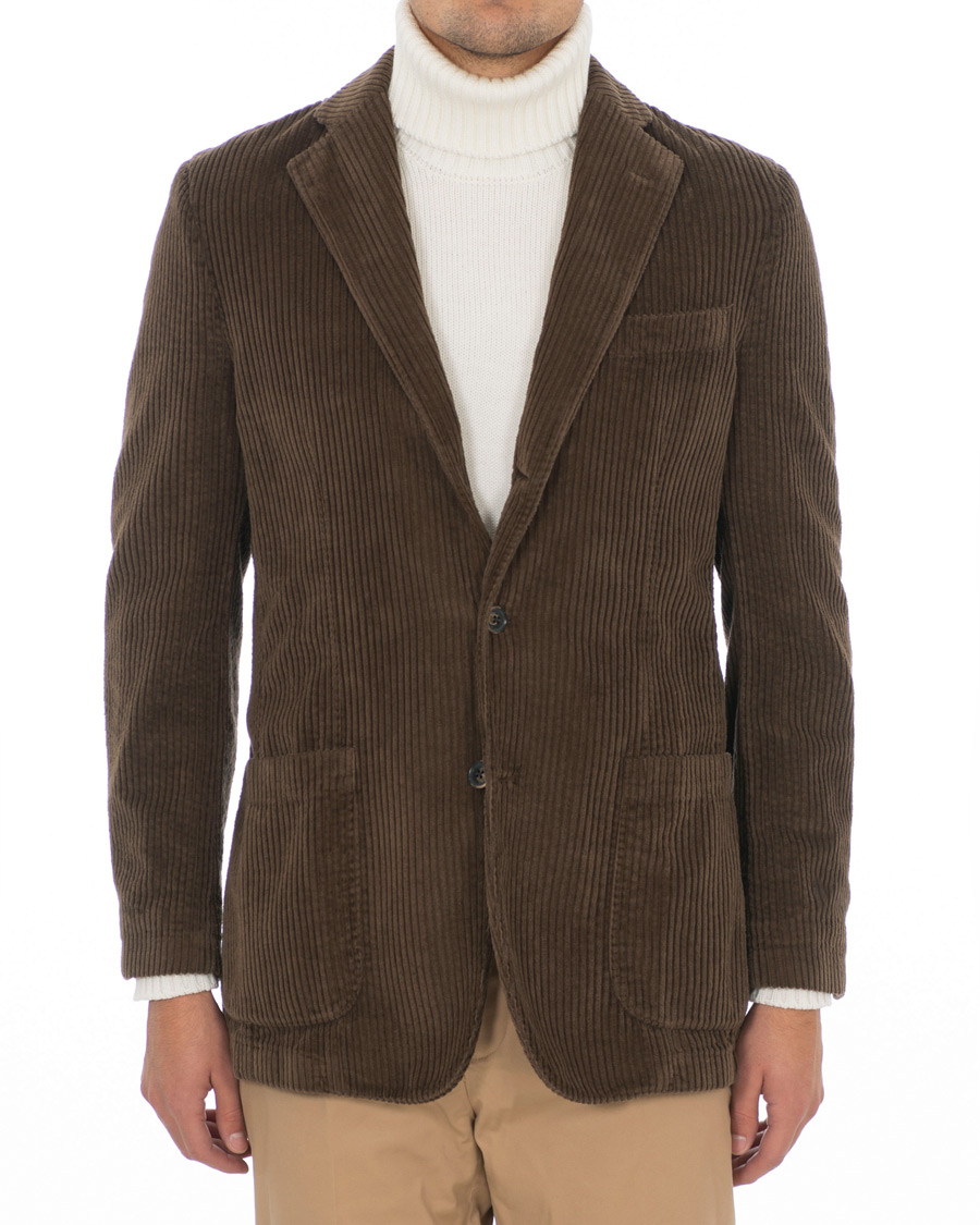 Herren | Sakkos | Brooks Brothers | Soft Washed Corduroy Blazer Brown 48