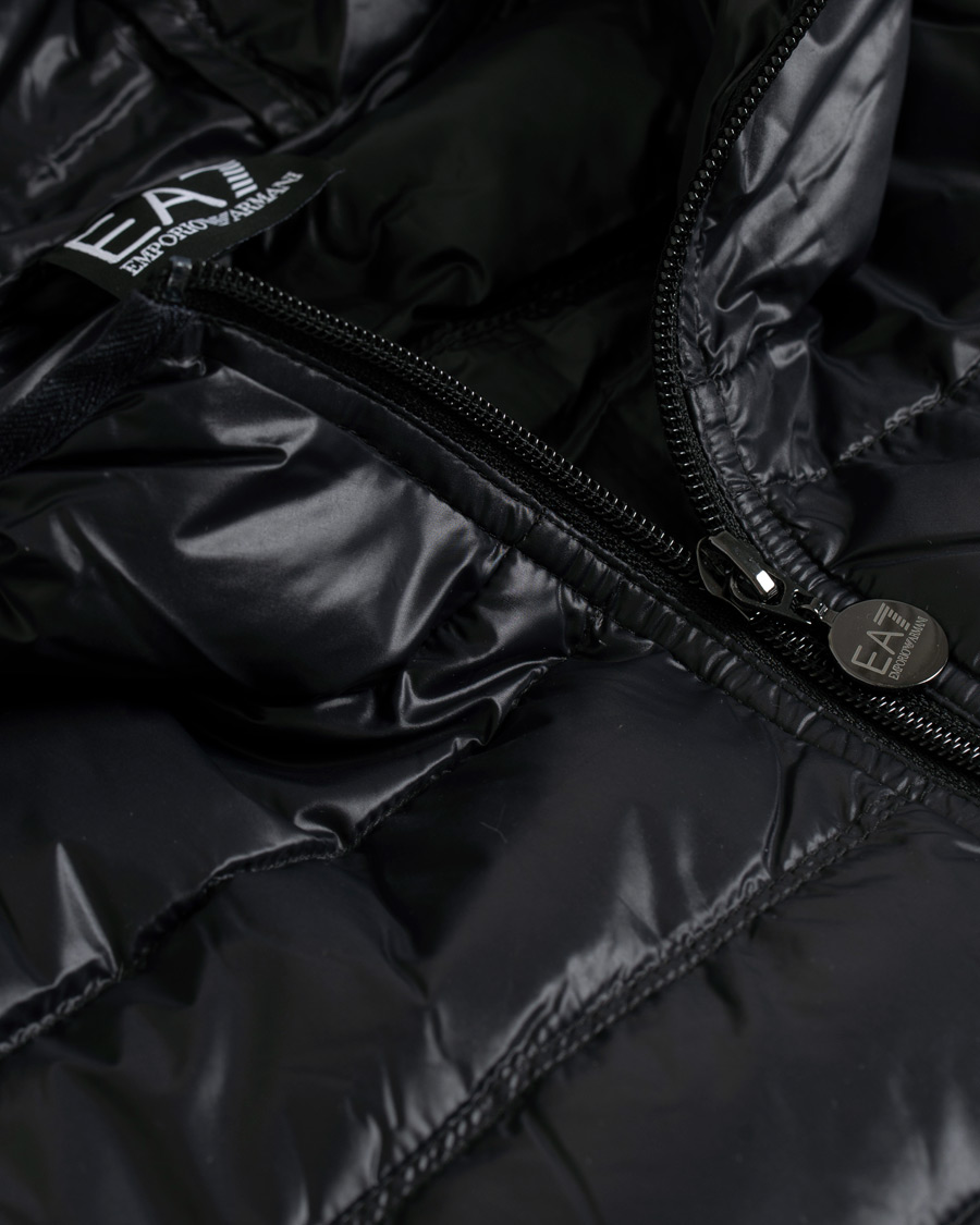 Herren | Jacken | EA7 | Train Core Light Down Hoodie Jacket Black