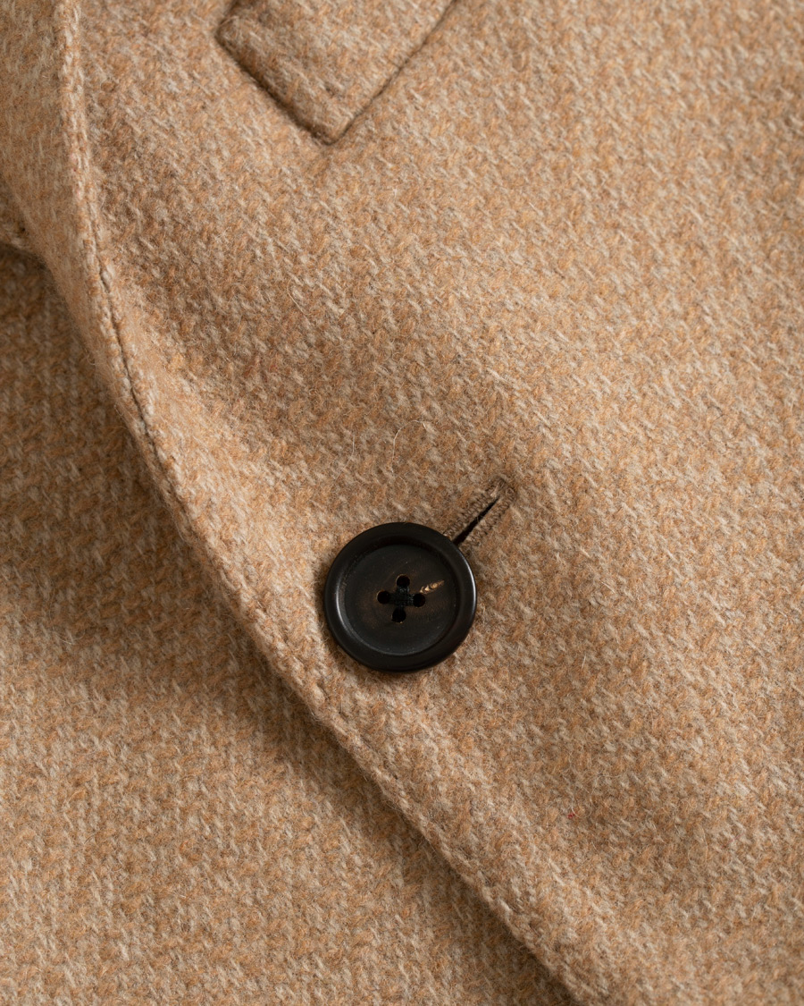 Herren | Jacken | Lardini | Three Roll-Two Patch Pocket Wool Coat Beige