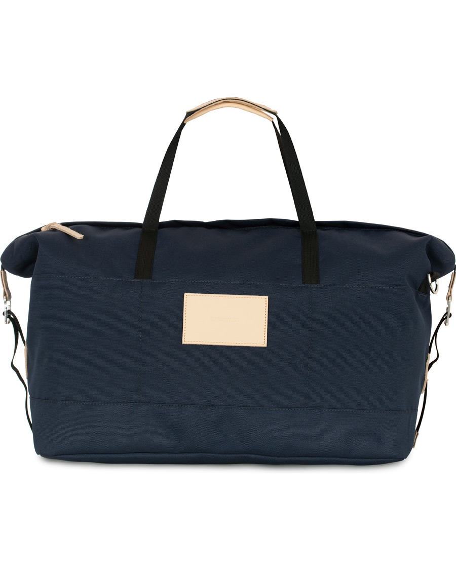 Herren | Sandqvist Milton Cordura Eco Weekendbag Navy/Nature | Sandqvist | Milton Cordura Eco Weekendbag Navy/Nature