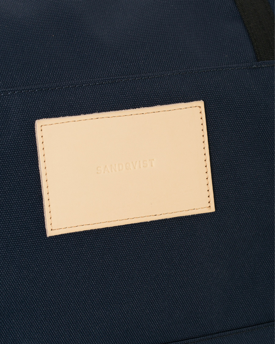 Herren | Sandqvist Milton Cordura Eco Weekendbag Navy/Nature | Sandqvist | Milton Cordura Eco Weekendbag Navy/Nature