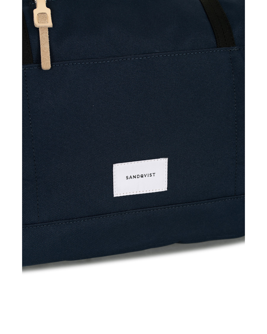 Herren | Sandqvist Milton Cordura Eco Weekendbag Navy/Nature | Sandqvist | Milton Cordura Eco Weekendbag Navy/Nature
