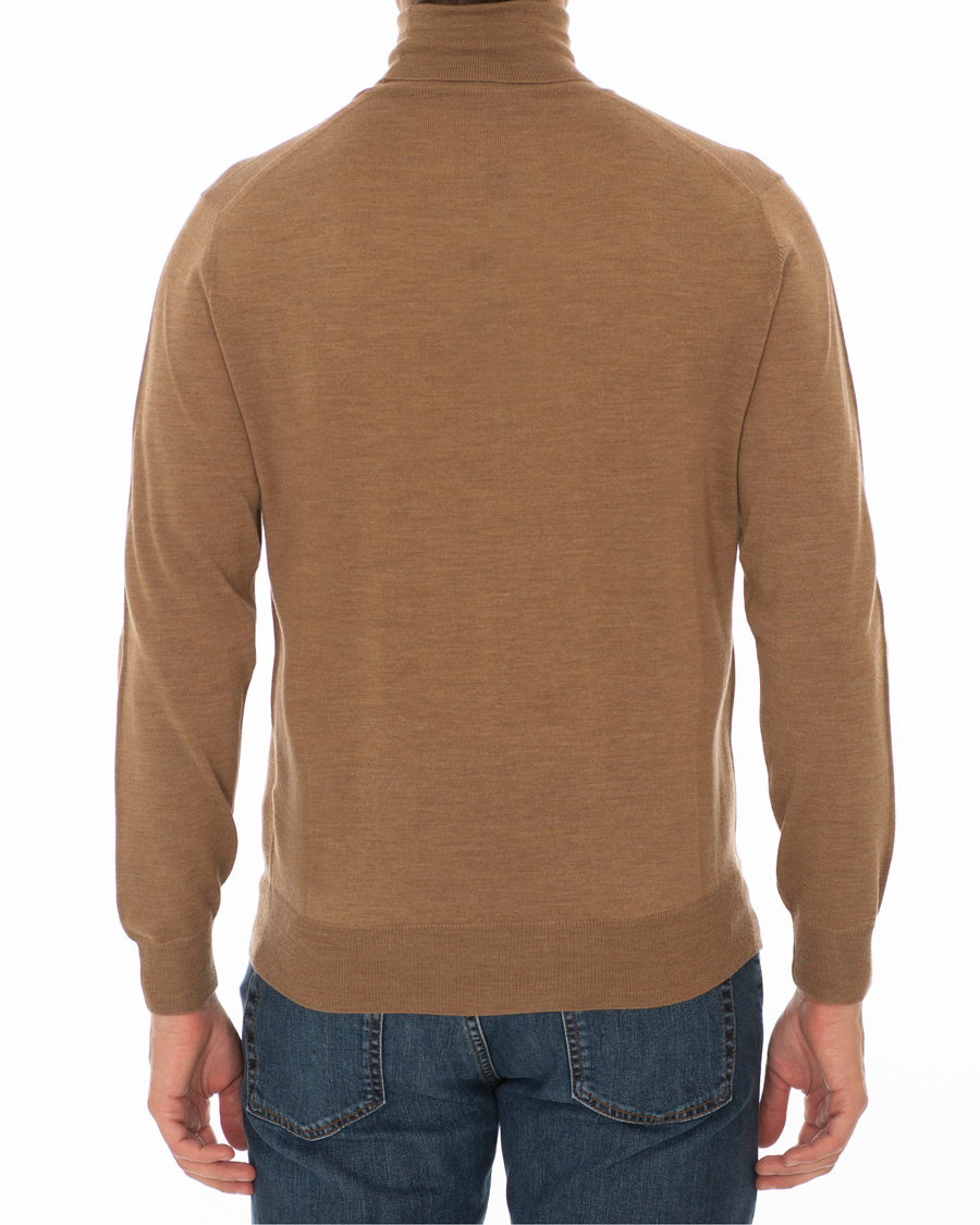 Herren | Pullover | Canali | Merino Wool Turtleneck Camel