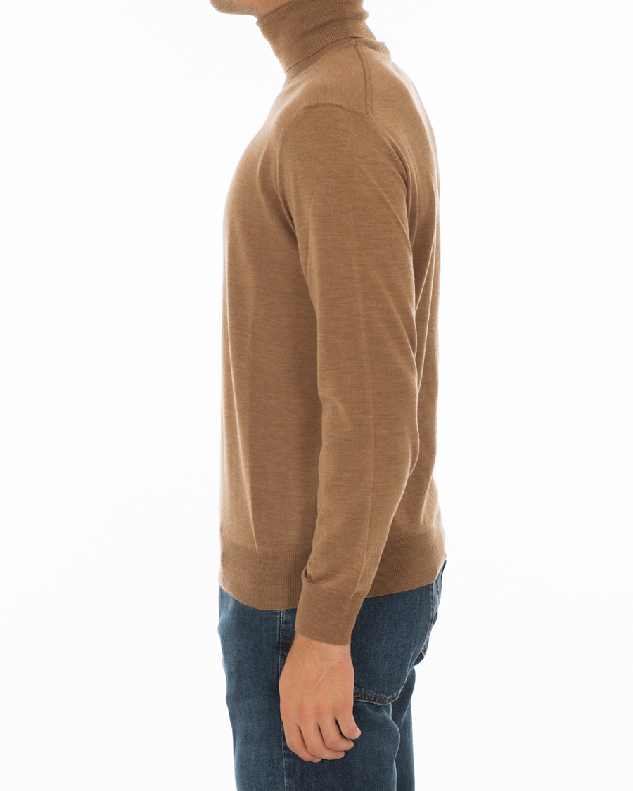 Herren | Pullover | Canali | Merino Wool Turtleneck Camel