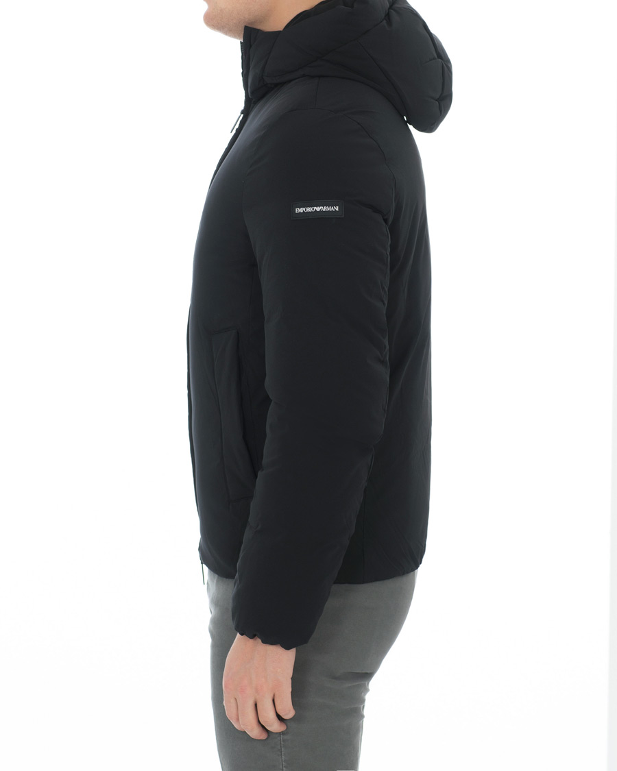 Herren | Jacken | Emporio Armani | Down Hooded Jacket Black