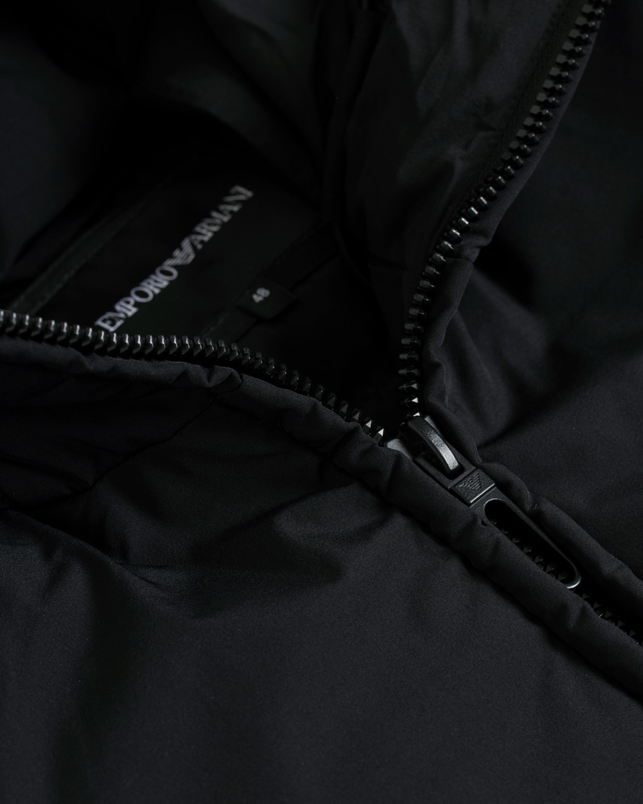 Herren | Jacken | Emporio Armani | Down Hooded Jacket Black