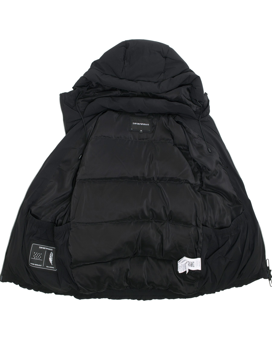 Herren | Jacken | Emporio Armani | Down Hooded Jacket Black