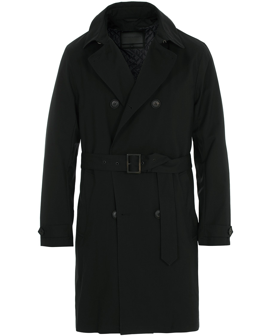 Herren | Jacken | Emporio Armani | Trenchcoat Black