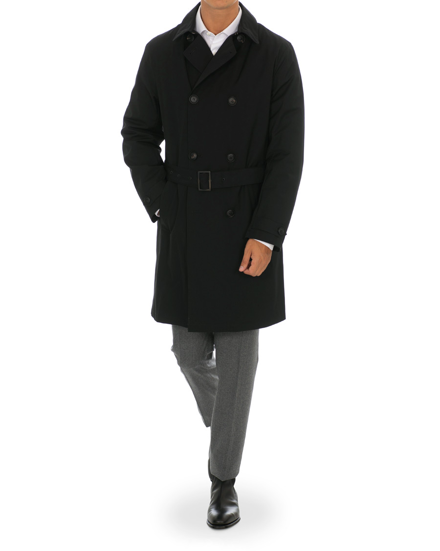 Herren | Jacken | Emporio Armani | Trenchcoat Black