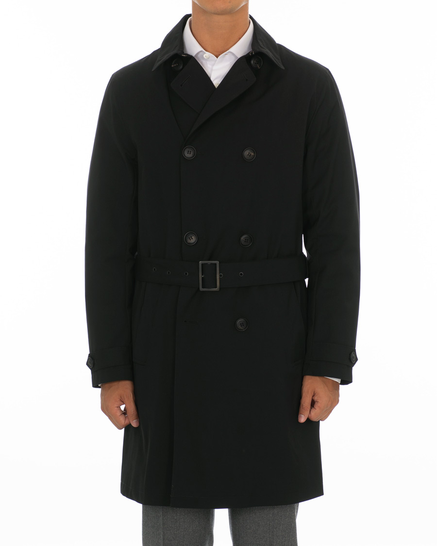 Herren | Jacken | Emporio Armani | Trenchcoat Black