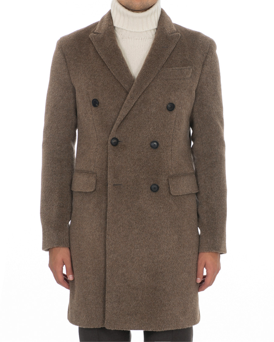 Herren | Jacken | Emporio Armani | Alpaca Coat Brown