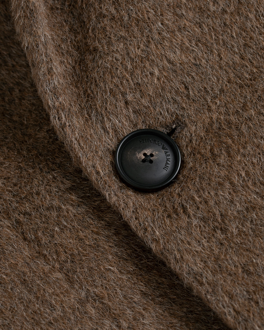 Herren | Jacken | Emporio Armani | Alpaca Coat Brown