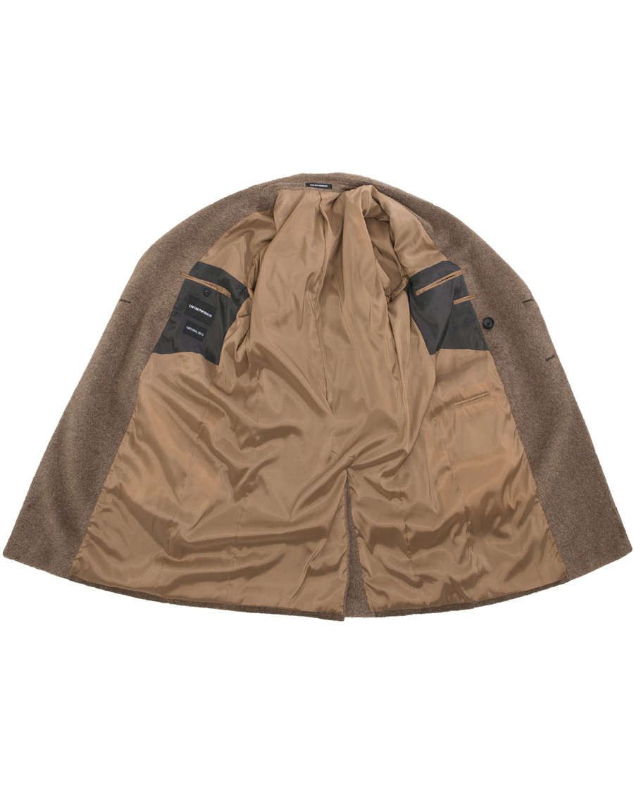Herren | Jacken | Emporio Armani | Alpaca Coat Brown