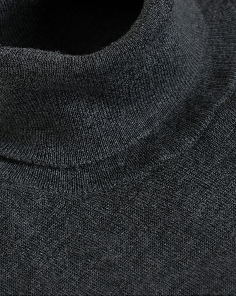 Herren | Pullover | Emporio Armani | Virgin Wool Polo Grey Melange