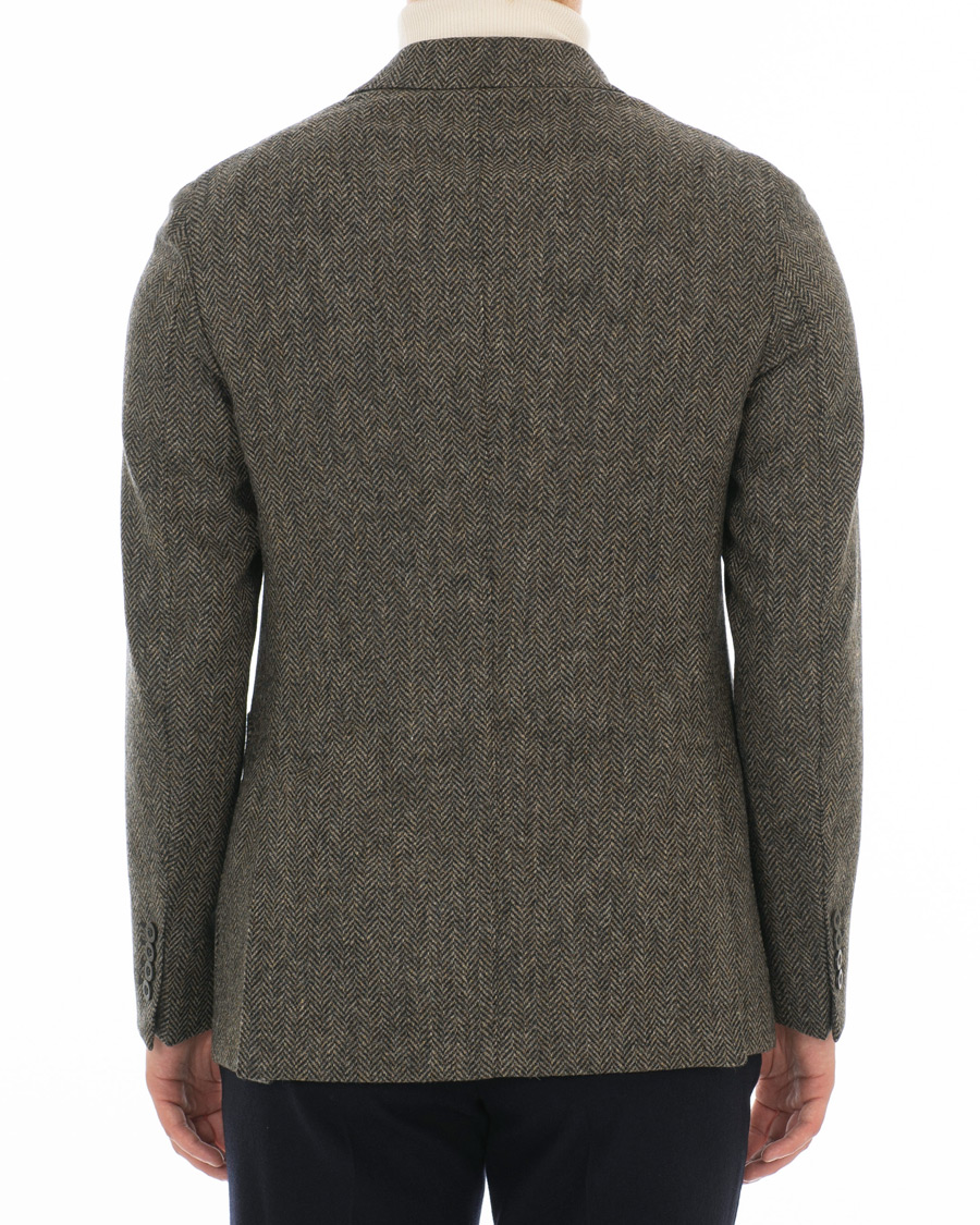 Herren | Sakkos | The Gigi | Herringbone Tweed Blazer Grey