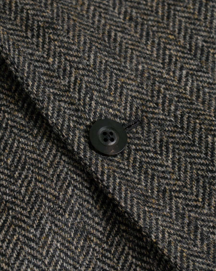 Herren | Sakkos | The Gigi | Herringbone Tweed Blazer Grey