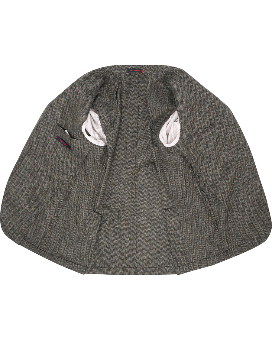 Herren | Sakkos | The Gigi | Herringbone Tweed Blazer Grey