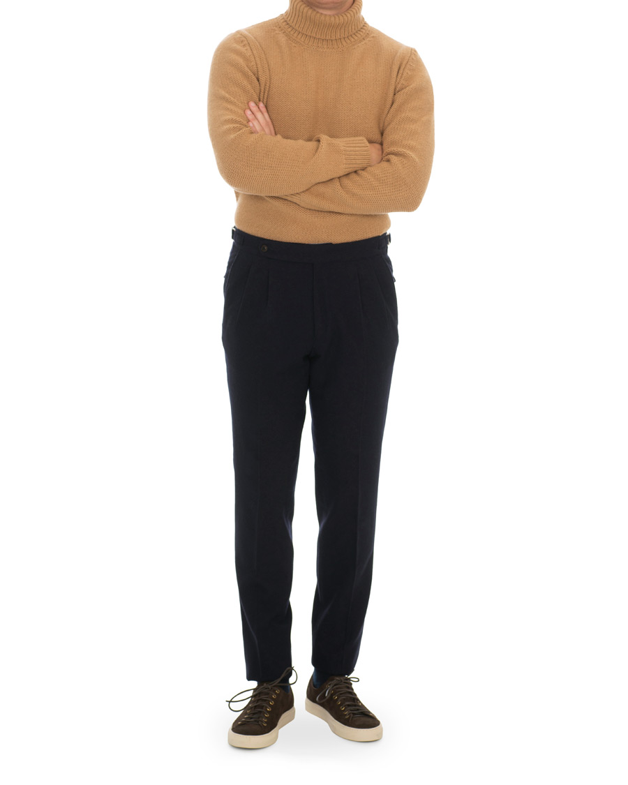 Herren | Pullover | The Gigi | Jeffrey Heavy Knitted Turtleneck Sweater Camel