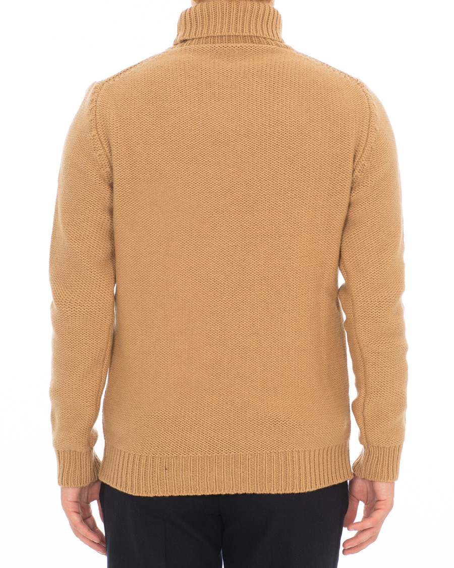 Herren | Pullover | The Gigi | Jeffrey Heavy Knitted Turtleneck Sweater Camel