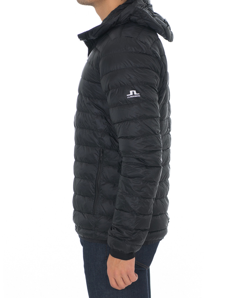 Herren | Jacken | J.Lindeberg | Lightweight Down Hooded Jacket Black