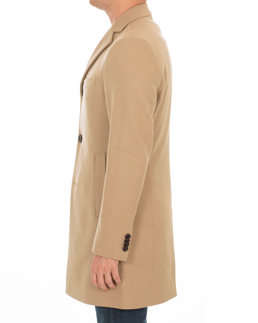 Herren | Jacken | J.Lindeberg | Wolger Compact Melton Coat Sand