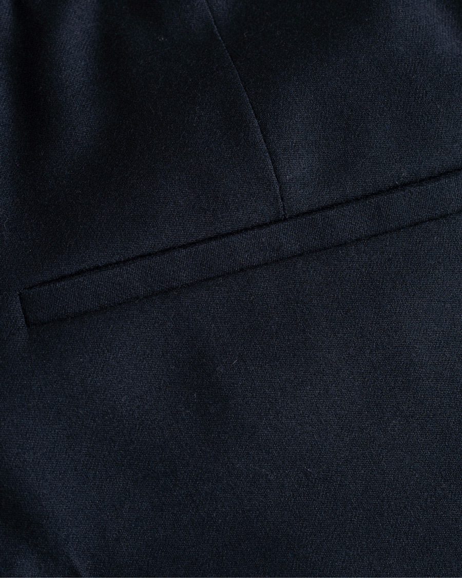 Herren | Hosen | J.Lindeberg | Sasha Drawstring Flannel Trousers Navy