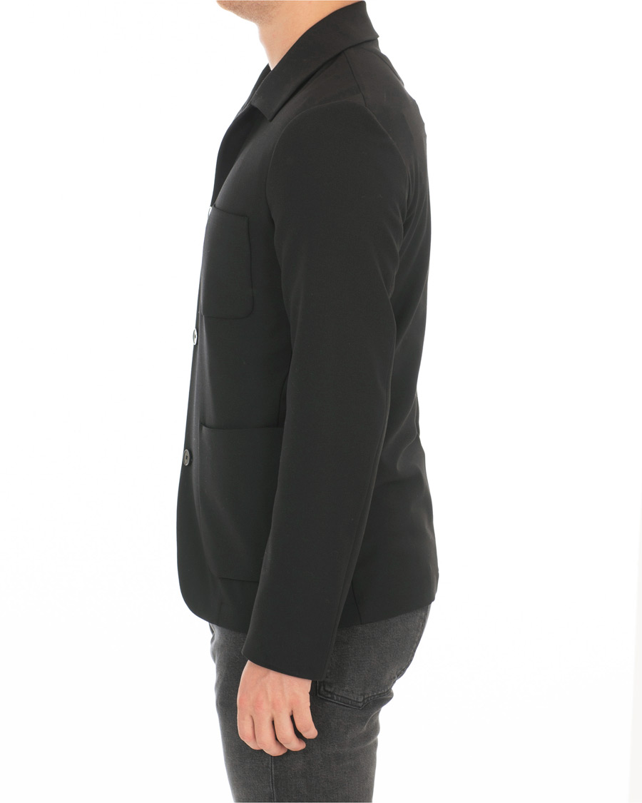 Herren | Hemden | J.Lindeberg | Oxford Sport Stretch Wool Overshirt Black