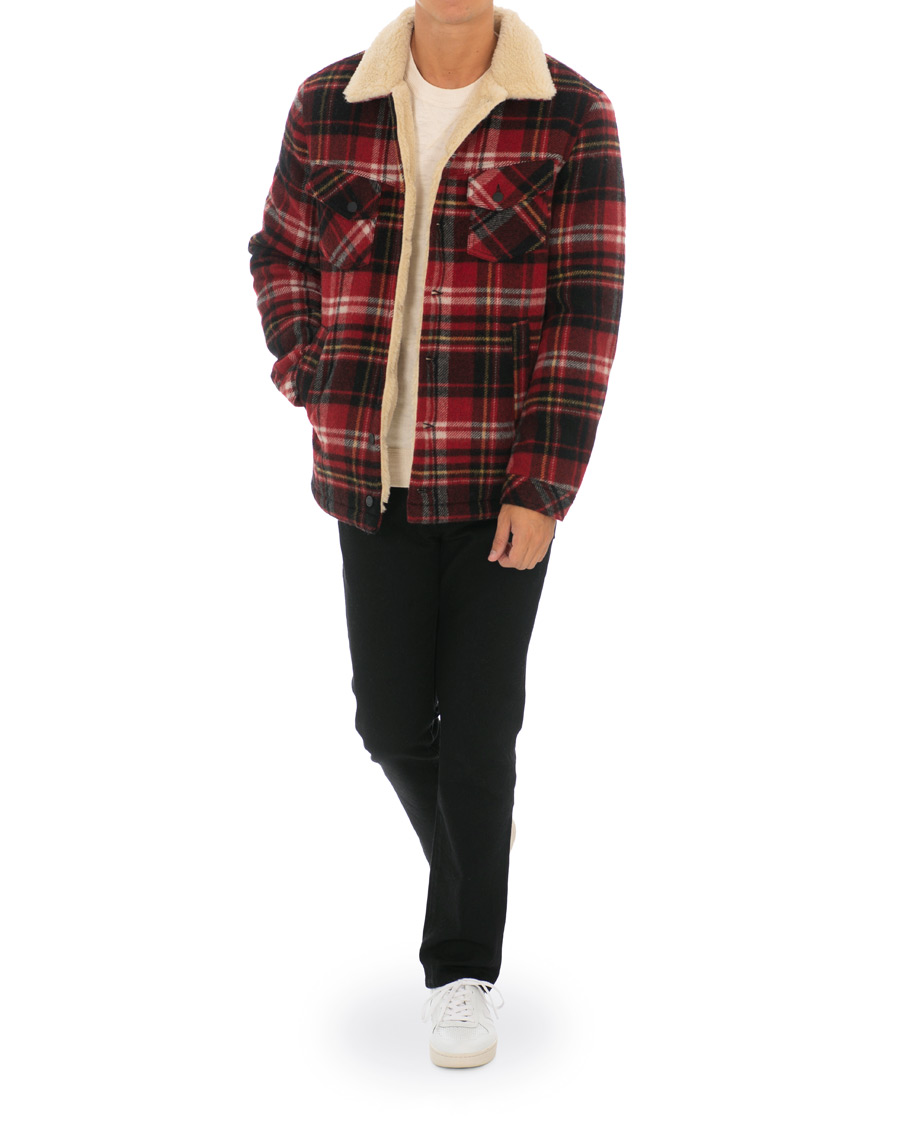 Herren | Jacken | Nudie Jeans | Lenny Plaid Jacket Red Alert