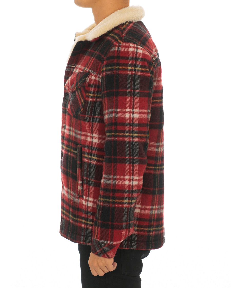 Herren | Jacken | Nudie Jeans | Lenny Plaid Jacket Red Alert