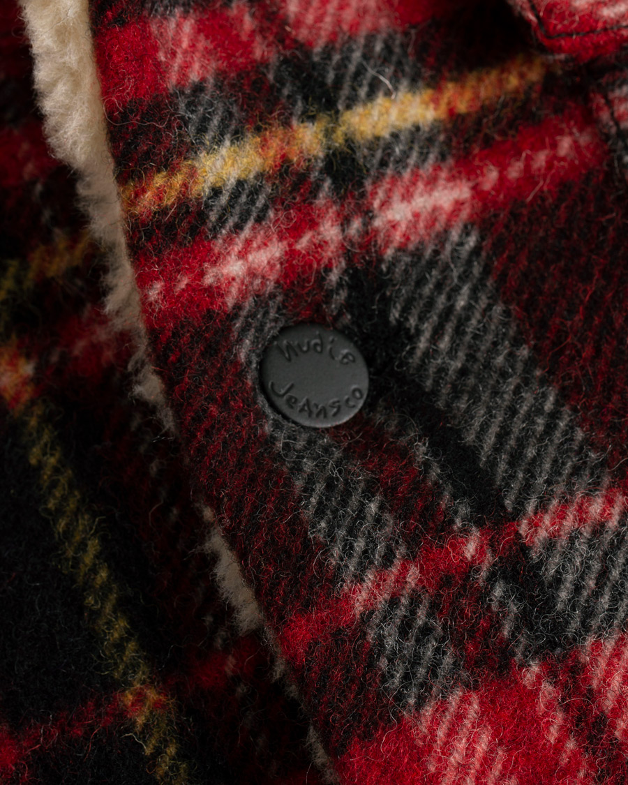 Herren | Jacken | Nudie Jeans | Lenny Plaid Jacket Red Alert
