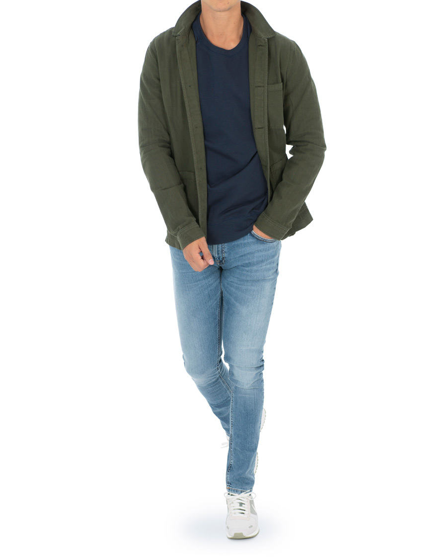 Herren | Jeans | Nudie Jeans | Skinny Lin Organic Jeans Isola Blue