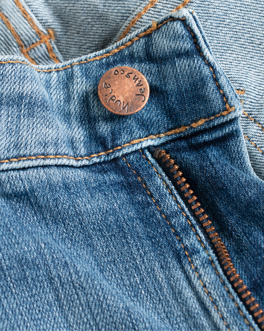 Herren | Jeans | Nudie Jeans | Skinny Lin Organic Jeans Isola Blue