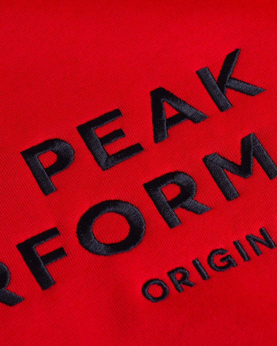 Herren | Pullover | Peak Performance | Logo Hoodie Red