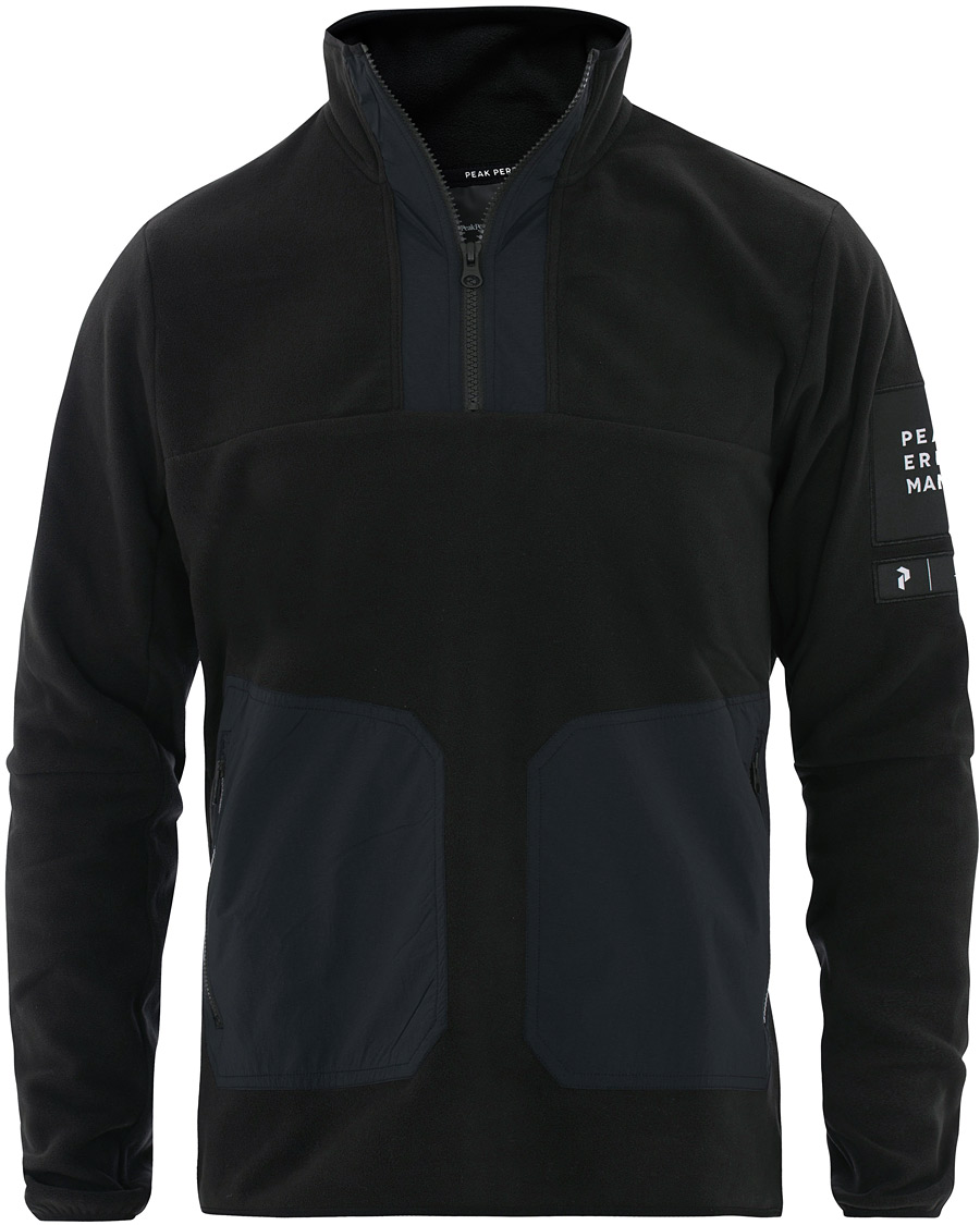 Herren | Pullover | Peak Performance | Fleece Half Zip Black