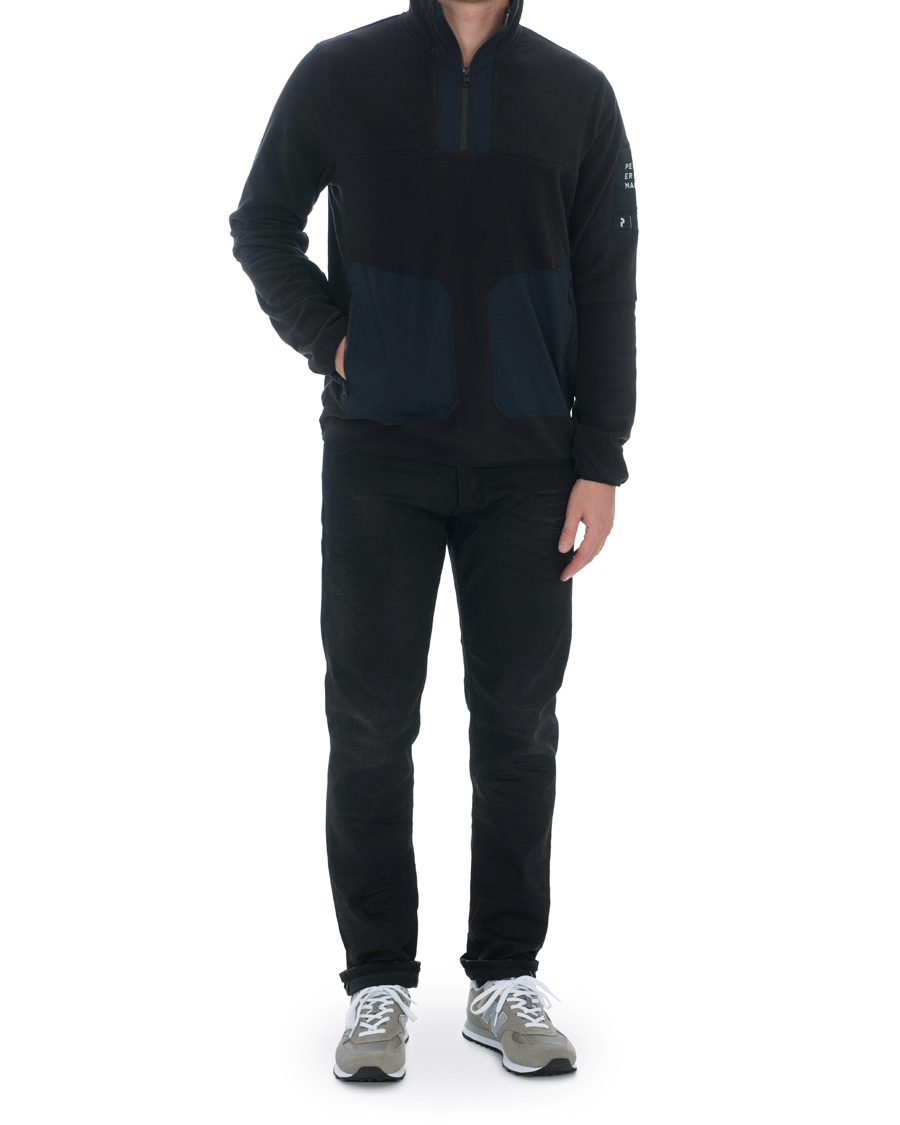 Herren | Pullover | Peak Performance | Fleece Half Zip Black