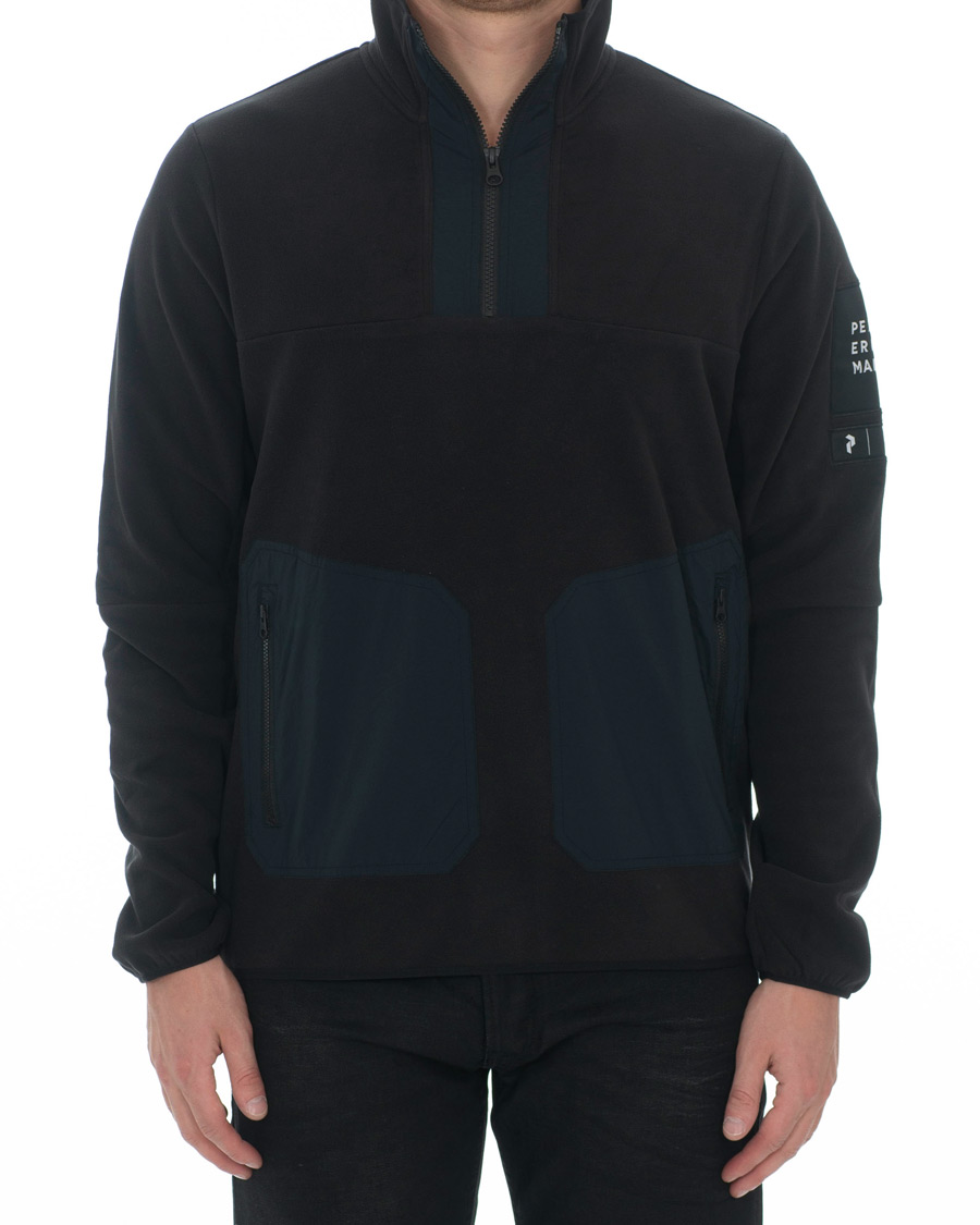 Herren | Pullover | Peak Performance | Fleece Half Zip Black