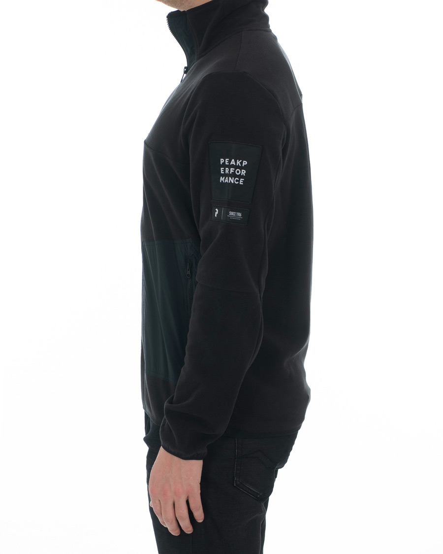 Herren | Pullover | Peak Performance | Fleece Half Zip Black