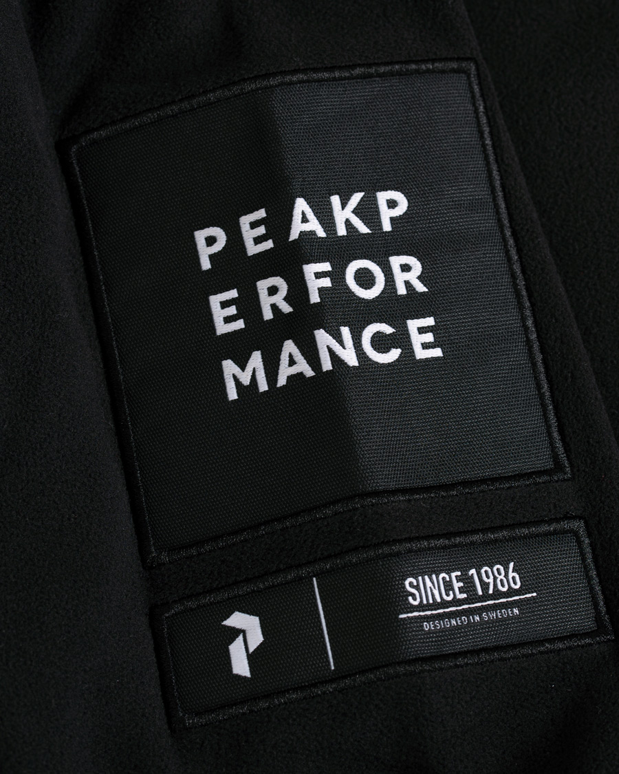 Herren | Pullover | Peak Performance | Fleece Half Zip Black