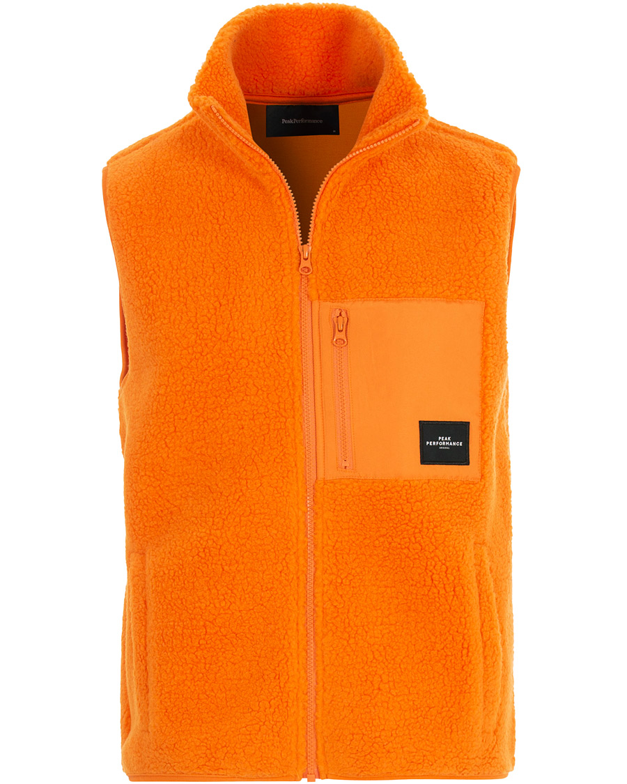 Herren | Jacken | Peak Performance | Fleece Vest Orange